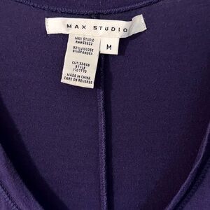 Max Studio Deep Purple Blouse